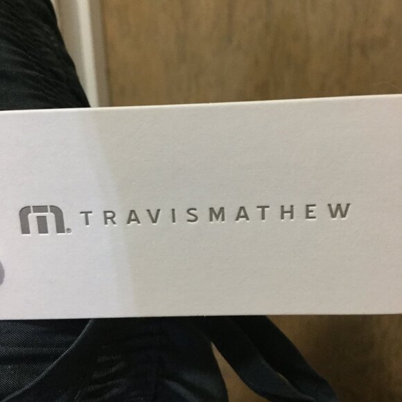 NWT Travis Mathew wide leg pull on Savana pants blue in color size large - Picture 6 of 8